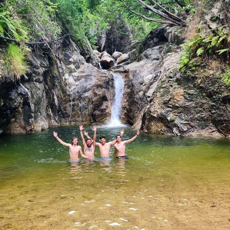 Puerto Vallarta: 4-Hour Jungle Hike and Waterfall Swim - The first waterfall and its natural swimming pool
