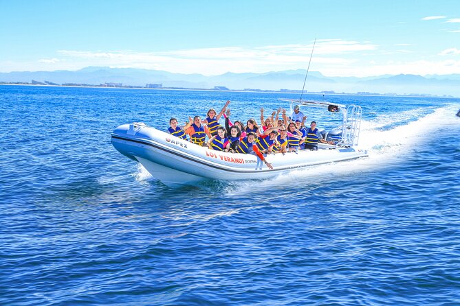 Puerto Vallarta Best Zipline Canopy + Tequila and Speed Boat Ride - Swimming, kayaking, and waterslides