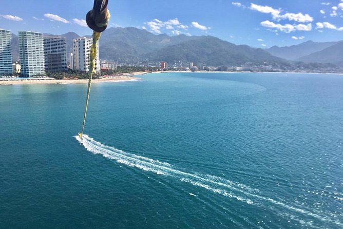 Puerto Vallarta Parasailing Experience - Taking off from the beach in Puerto Vallarta
