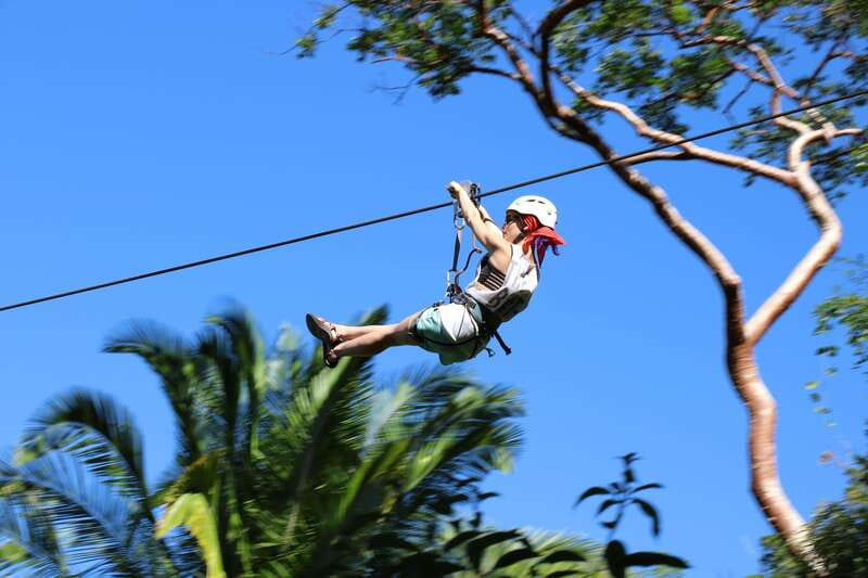 Puerto Vallarta: Zipline Canopy Tour - Getting fitted and learning the ropes