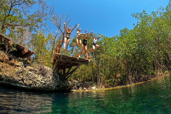 Ride to a life changing cenotes tour - Second stop: sun through a semi-open cenote