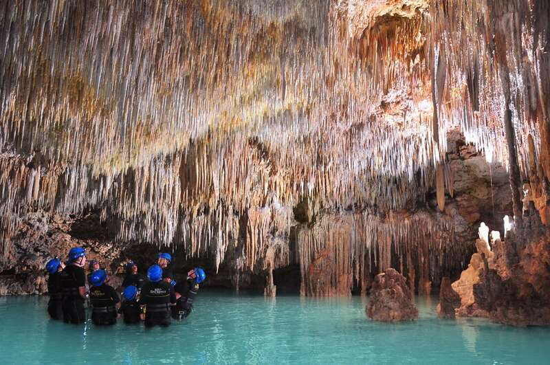 Rio Secreto Nature Reserve: Bicycle, Rappel & Ziplines Tour - Three ziplines through the trees