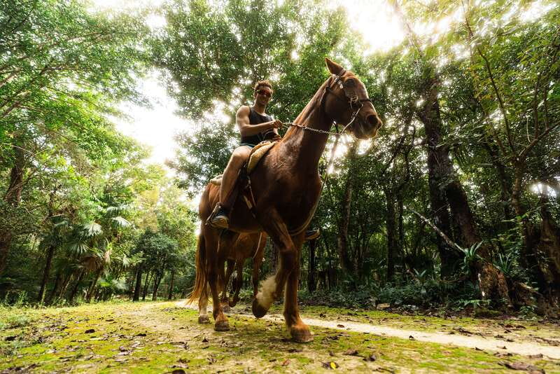 Riviera Maya: Horseback Ride, Zipline, and ATV Adventure - The ride to El Rey Polo Club