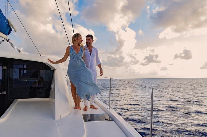 Riviera Maya Luxury Sunset Sailing plus Light Dinner and Open Bar - Hotel pickup can save money, or time