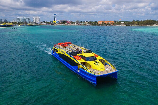 Round Trip Ferry to Isla Mujeres from Cancun - Boarding and the 30 to 45 minute ride