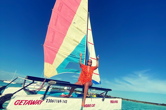 Sail away! Hobie Cat Tour Bacalar - Swimming, photographs, and margaritas