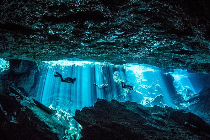 Scuba Diving in Cenote Kukulkan from Playa del Carmen - Getting ready beside the cenote