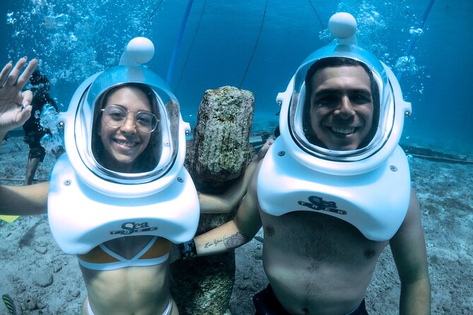 SeaTrek Underwater Helmet Diving Experience in Downtown Cozumel - A walk on the seabed, without learning to swim