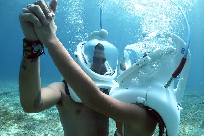 SeaTrek Underwater Helmet Diving Experience in Downtown Cozumel - The helmet is the main comfort question