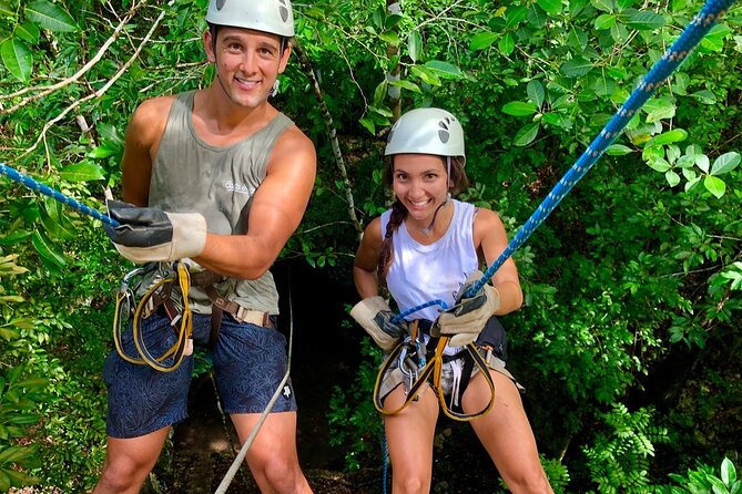 Selva Maya Eco Adventure Park: Ziplining, Hanging Bridges, Rappelling and Cenote - A full jungle course in four hours