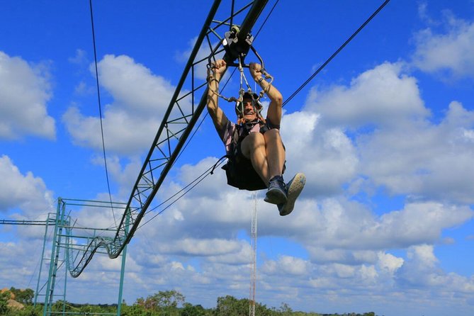 Selvatica Park Ziplines, Cenote, and ATV Tour From Cancun and Riviera Maya - Cooling off in the private cenote
