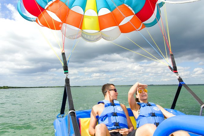 Skyrider Parasailing Tour with Panoramic View of Cancun - What you can see from above