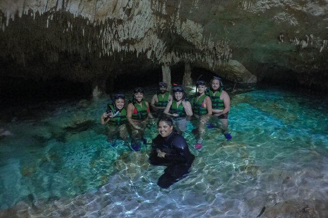 Small-Group 3 Cenotes Adventure Tour - Casa Cenote before the crowds