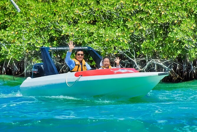 Speedboat across the Mangroves & Snorkel with Jet Ski Rental - Snorkeling at Punta Nizuc and MUSA