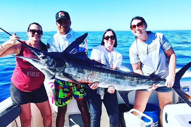 Sportfishing Charters in Cabo San Lucas with Kellyfish Cabo Sportfishing - Boats, seating, water, and comfort