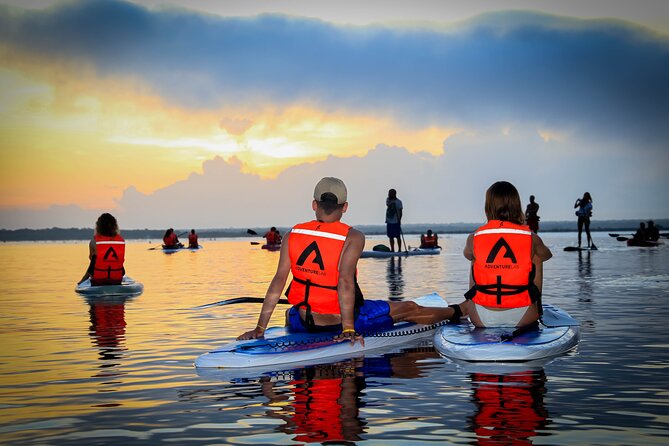 Sunrise Paddle Quest: Embrace the Dawn on Bacalar's Waters - Paddling across Lake Bacalar before the heat