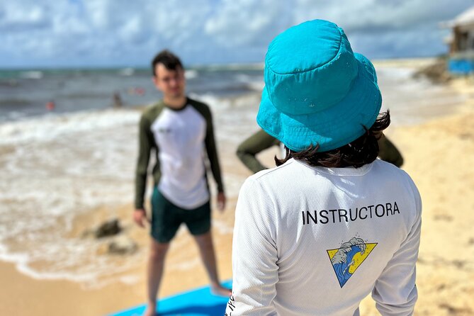 Surf Lesson in Cozumel - The 10-minute theory lesson and 80 minutes in the water
