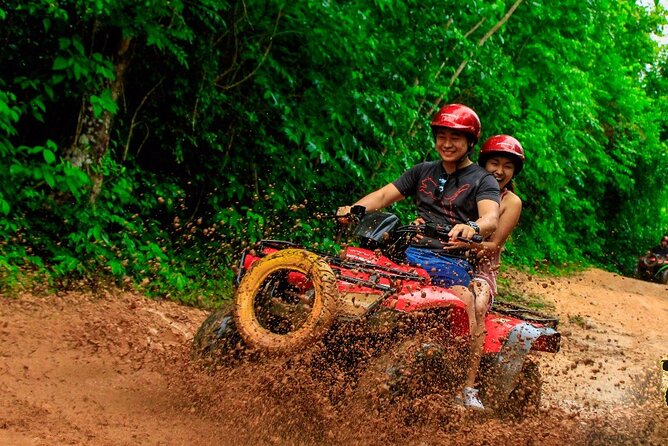 The Best Adrenaline Park! ATV´s Ziplines & Cenote swim experience from Cancun - Why the photo package needs careful thought