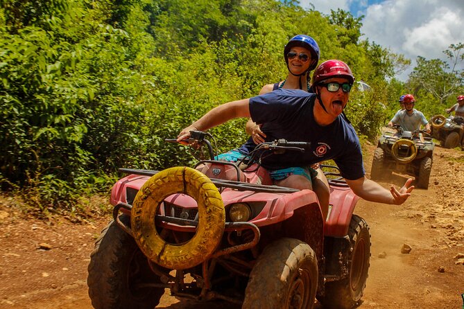 The Best Adrenaline Park! ATV´s Ziplines & Cenote swim experience from Cancun - The ATV ride through the Mayan jungle