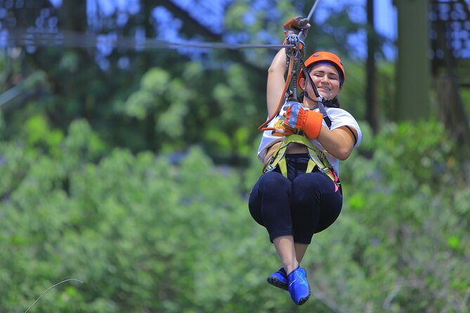 Top ATV's in Mexico includes Cenote, Ziplines, snack & transport. - Swimming in the cenote and taking the Tarzan-style jump
