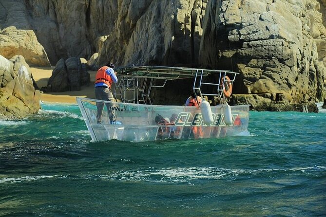 Tour to Arch in the only Clear Boat in Cabo Cruise Hotel PICKUP! - The real cost and what you receive