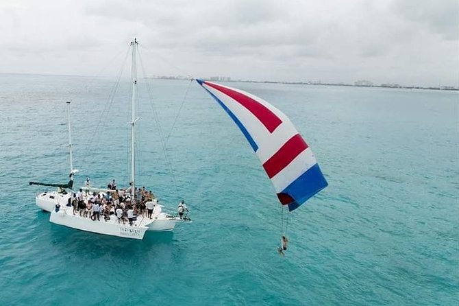 Trimaran La Lupita,Sail Away to Isla Mujeres from Cancun - Island time, shopping, and beach stops