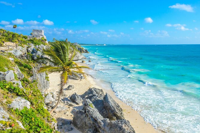 Tulum Ruins and Cenote Guided Tour, from Cancun - Tulum’s cliff-top ruins and Caribbean views