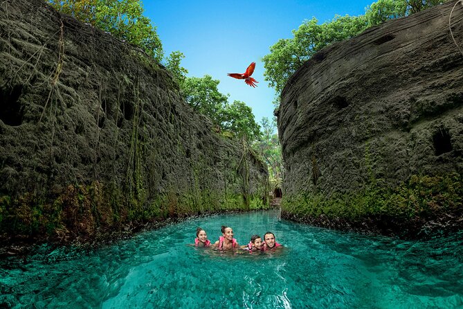 Xcaret Park Day Trip, transportation and Cultural Night Show - Start with the rivers before the crowds and heat