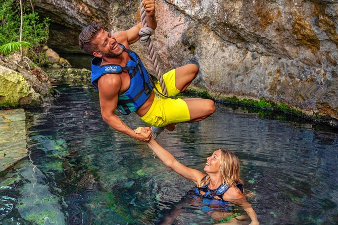 Xel-Ha Park Admission Tickets - Ziplines, jumps, and the tall waterslide