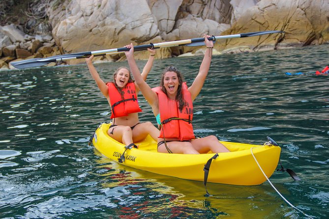 Yelapa Waterfall, BBQ at Exclusive Majahuitas Beach & Open bar - Majahuitas Beach: the payoff, with a fast clock